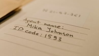 important identification number provided